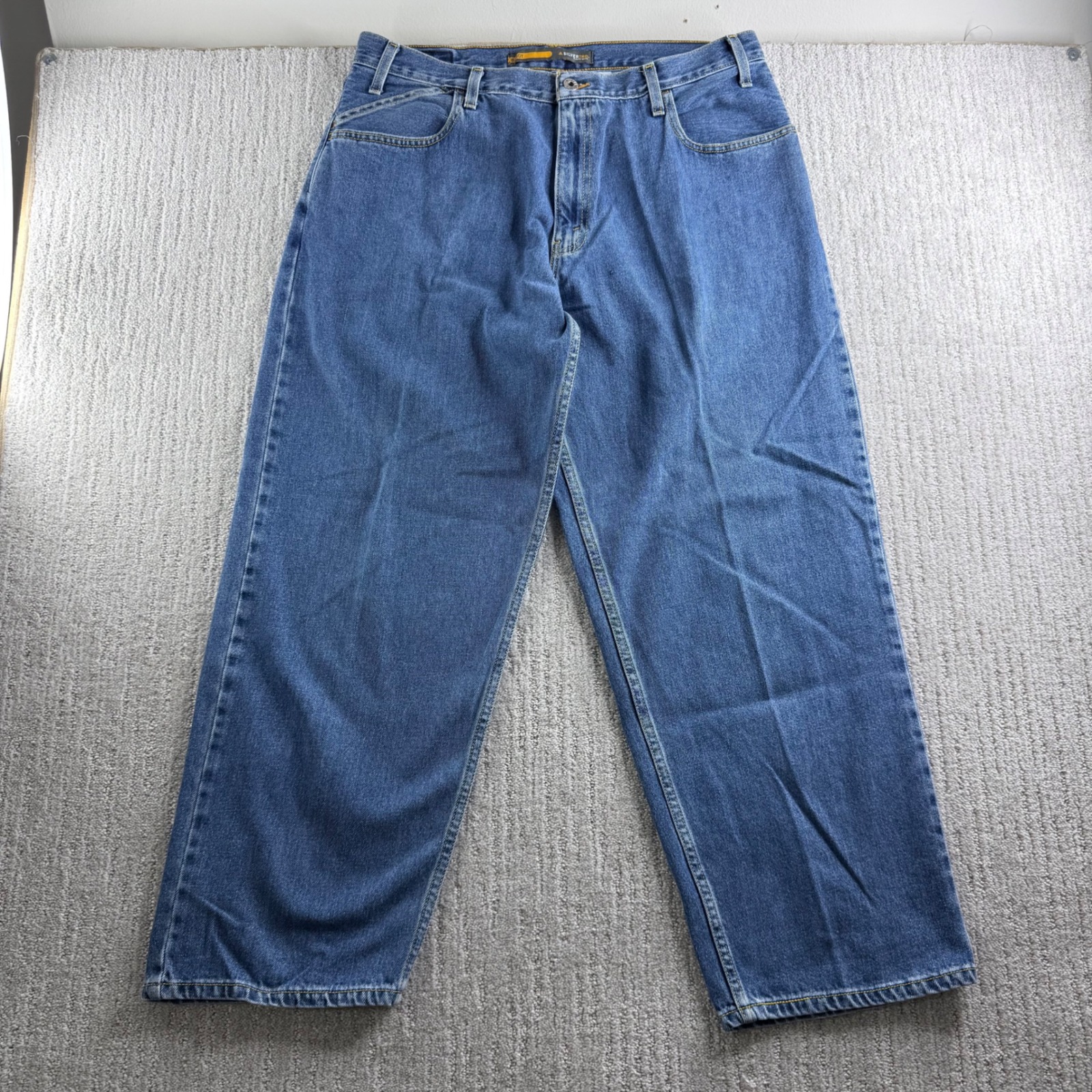 Levi's Silvertab Baggy Fit Jeans Mens Size 36x30 Blue Denim 100% Cotton